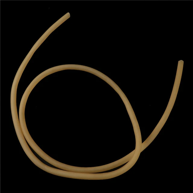 1m Length 4*6mm Medical Rubber Hose Amber Latex Tube Bleed Tube}