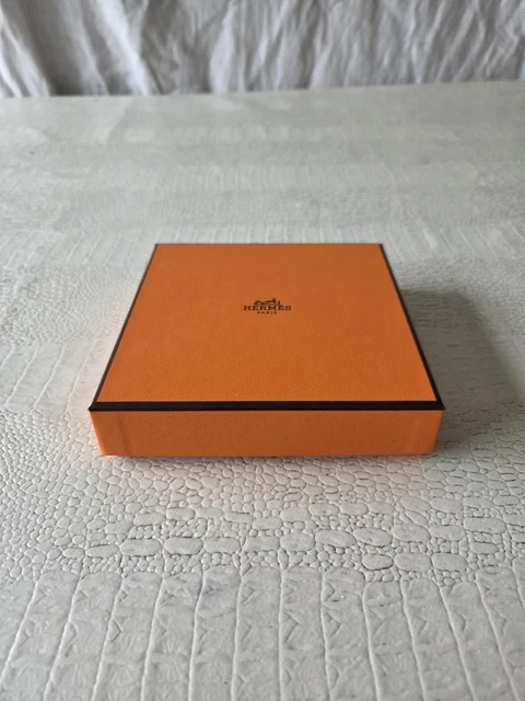 HERMES PETIT SAC Shopping Carton Papier Orange - Cadeau Emballage + ruban EUR 12,00 - FR