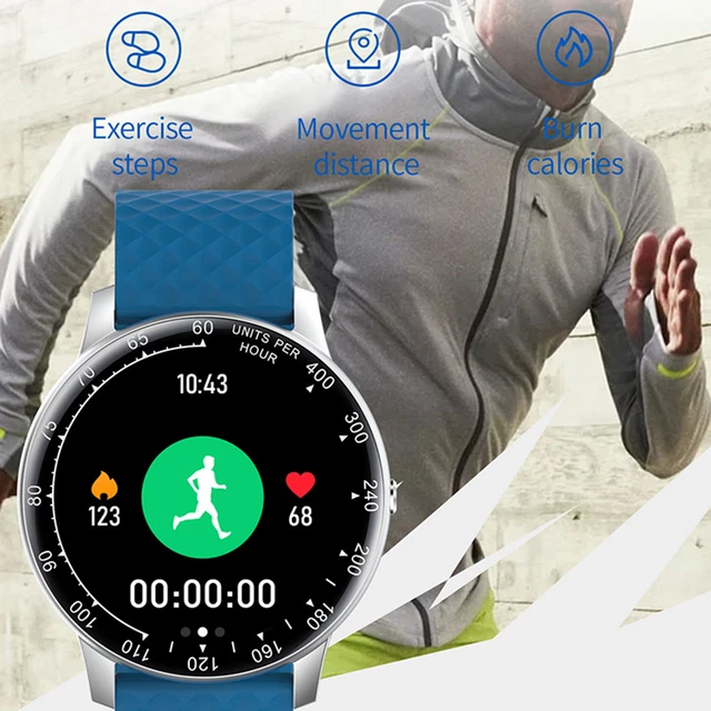 H30 Wrist Watch Round Dust-proof Heart Rate Sleep Blood Oxygen Monitor Compact