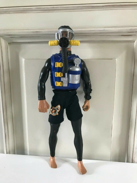 Figurine Action Man – Moto Ninja Super Speed Bike – Hasbro 1998 (30 Cm)