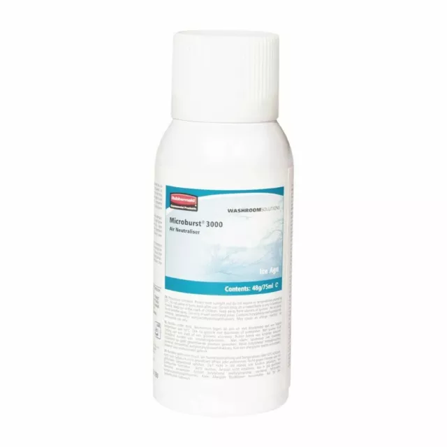 Deodorante per ambienti Rubbermaid Microburst in fragranza era glaciale confezione da 75 ml quantità -12