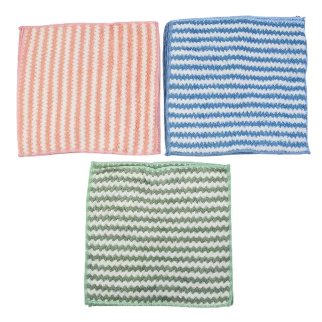 10 Microfibre Cleaning Cloth Microfiber Dish Car Glass Kitchen Towel Washing Rag