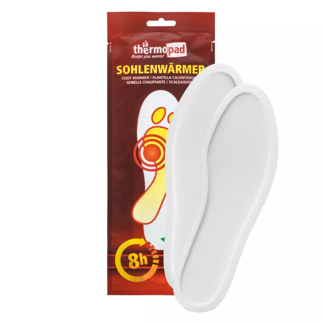 30 Paar Thermopad Sohlenwärmer CLASSIC - Fußwärmer - 8h Wärme - Größe L (40-41) 2