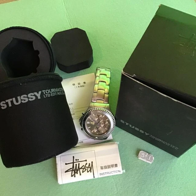 STUSSY TOURMASTER Brown Limited Wrist Watch 2000 STUSSY TOURMASTER Brown Limited Wrist Watch 2000