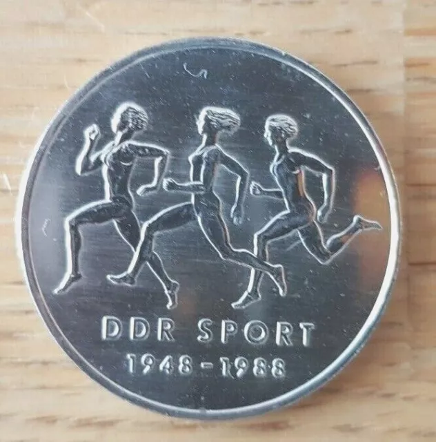 10 Mark-Gedenkmünze VEB Münze: 40 Jahre DTSB der DDR 1988 A (ss)