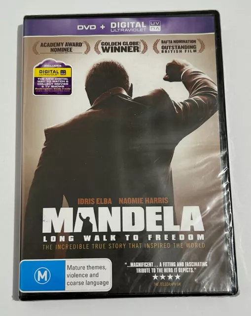 Mandela Long Walk To Freedom DVD Region4 PAL BRAND NEW SEALED