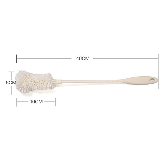 Soft Sponge Cup Brush Scrub Sponge Scrubbing Long Handle Glass Bottle Brushes-DB