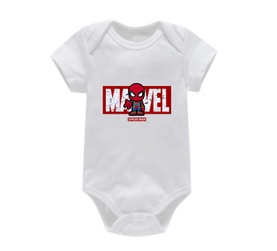 Spider-Man Marvel Avengers Baby Boys Bodysuit Newborn Infant DC Comics Gift