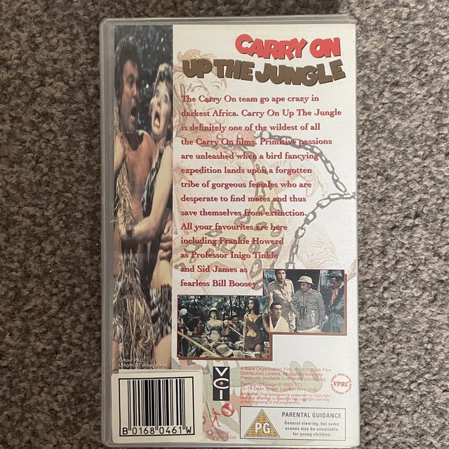 CARRY ON UP The Jungle VHS 1995 James Scott Connor Piper Video £6.49