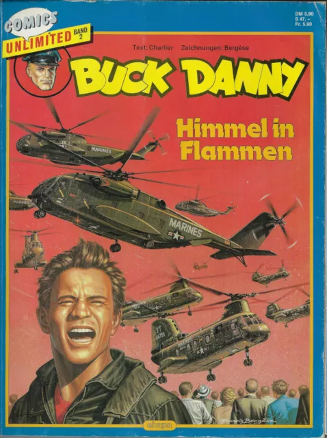 Comics Unlimited Nr.2 Buck Danny "Himmel in Flammen" 1986 Z2- Ehapa SC Charlier