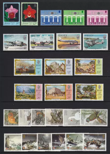 Jersey Year Set Año 1984 Completo Mnh Nuevo Sin Fijasellos (2 Imagenes)