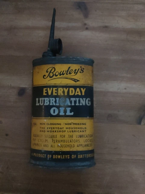 vintage oil cans antique bowley's oil