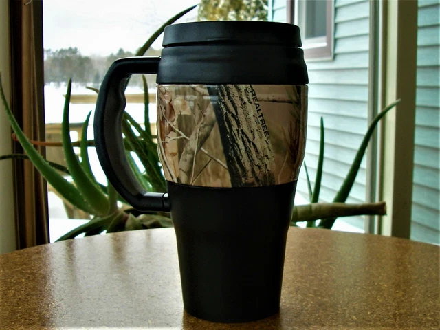 Bubba 20 oz Insulated Travel Mug Edward Jones Black & REALTREE Camo Design New 2