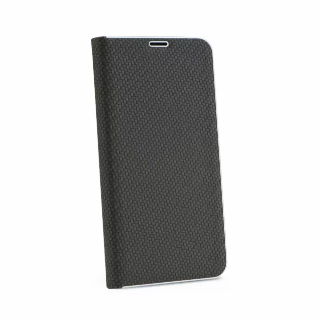 FÜR XIAOMI POCO X6  - BOOK LUNA Tasche Case Schutz Hülle Etui SCHWARZ CARBON