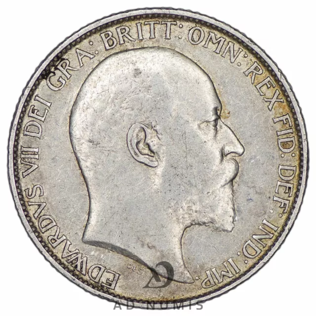 Regno Unito 6 Six Pence 1905 Edward VII Argento AU Argento Moneta Britannico