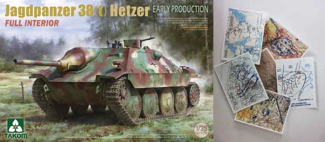 JAGDPANZER 38(T) HETZER EARLY PRODUCTION w/FULL INTERIOR + 6 ...