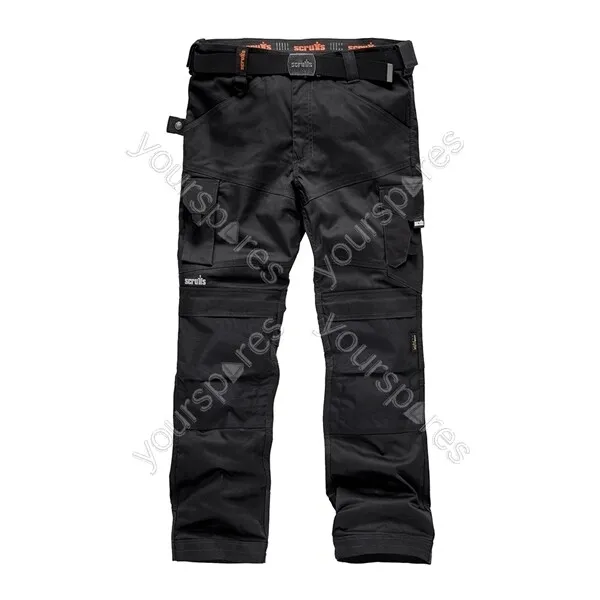 Scruffs Pro Flex Plus Holster Trousers Black - 28R