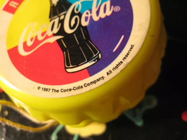 "Always Coca-Cola" 1997 Plastic 90s Neon Colors Promotional Yo-Yo 3