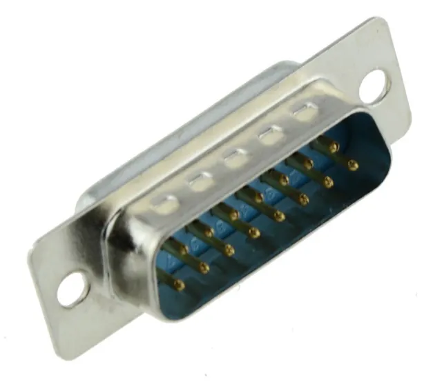 10 x 15-Way D Sub Connector Male Plug Solder Lug