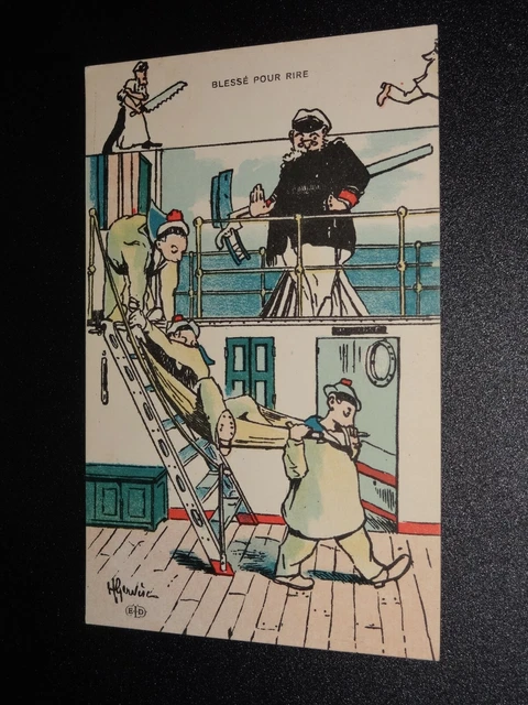 Gervèse - Blessé Pour Rire - 1912 - Carte Postale Ancienne