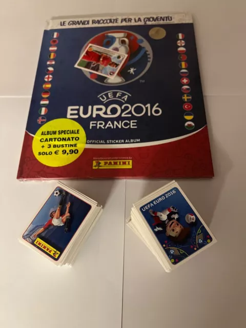 PANINI UEFA EURO 2016 Empty Album + Complete Set da attaccare-Edizione Italiana