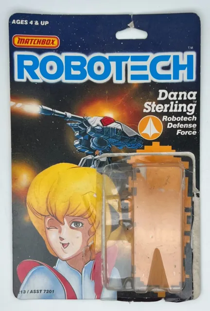 1985 Matchbox Robotech DANA STERLING Action Figure Cardpack Packaging