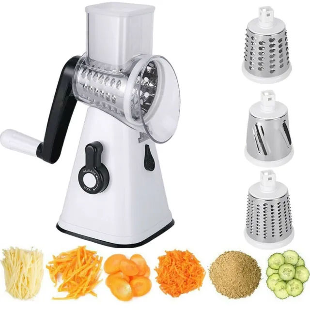 Vegetable Fruit Cutter Food Chopper Cheese Grater Multifunction Manual Rotating