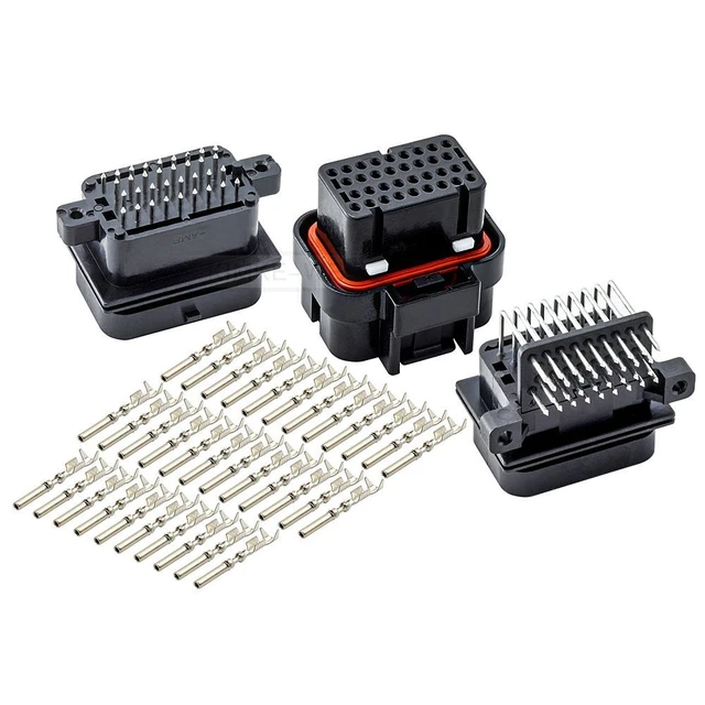 34 PIN 3-SLOTS Tyco AMP Superseal Automotive ECU Male/Female Connector ...
