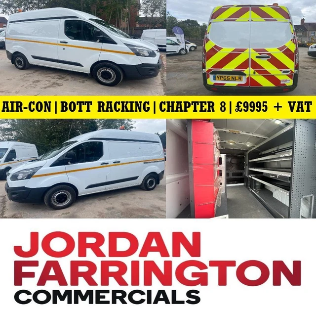 2015 65 REG FORD TRANSIT CUSTOM VAN L1H2 FITTERS VAN SERVICE