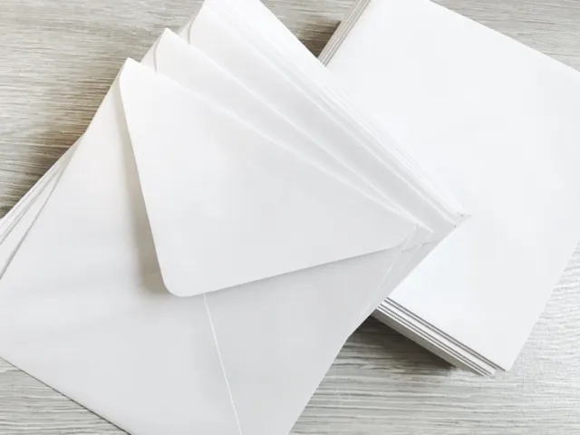 White Envelopes - C5 / C6 / Square Envelopes