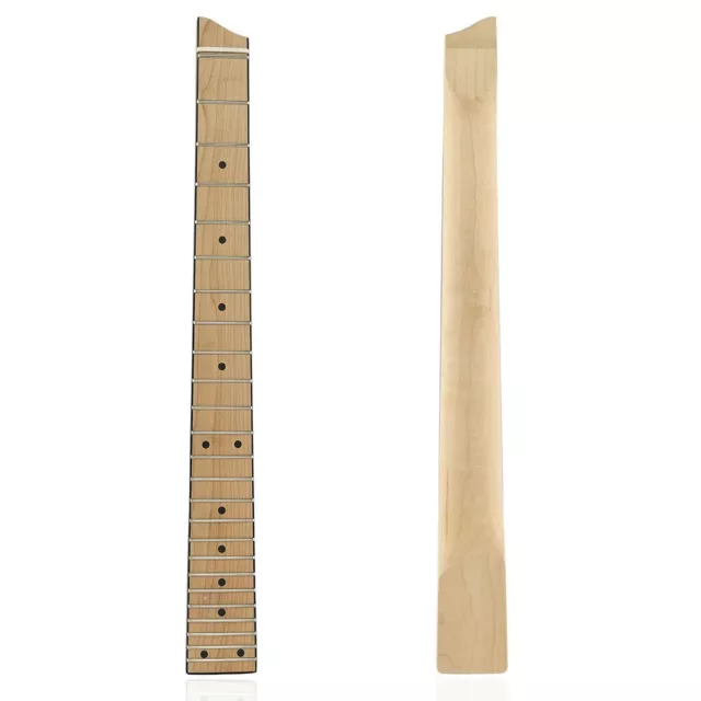 Premium Maple Neck Replacement for 6 String Travel Guitars 25 Frets Included!