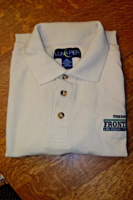 THE NEW FRONTIER CASINO Las Vegas Nevada MEN'S Short Sleeve Polo Sz Medium