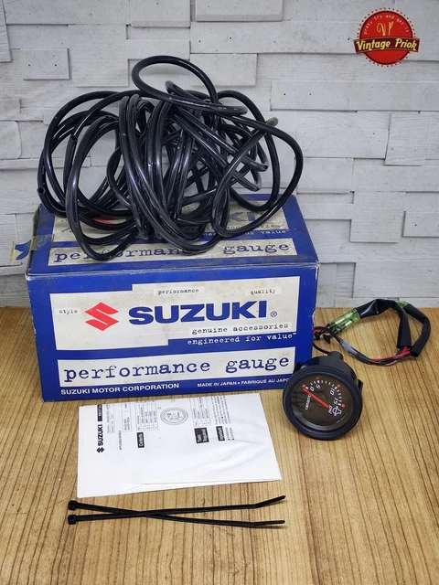 Suzuki Outboard Parts 2” Water Pressure Gauge (15psi) - Black 34650-93J20 OEM