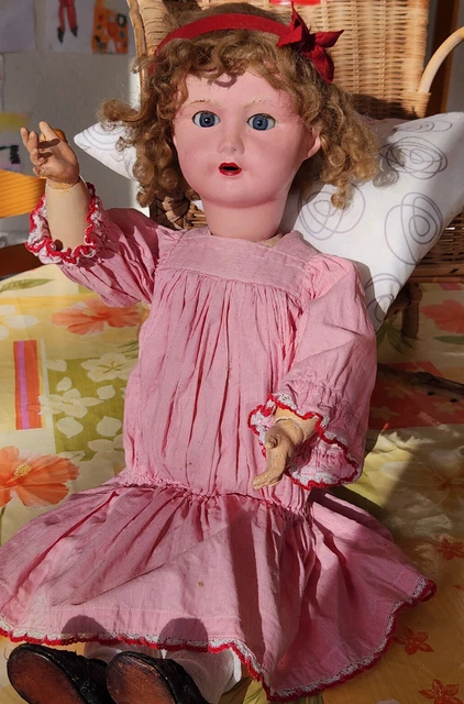 POUPEE SFBJ TETE COMPOSITION Taille 3 Yeux Dormeurs Corps