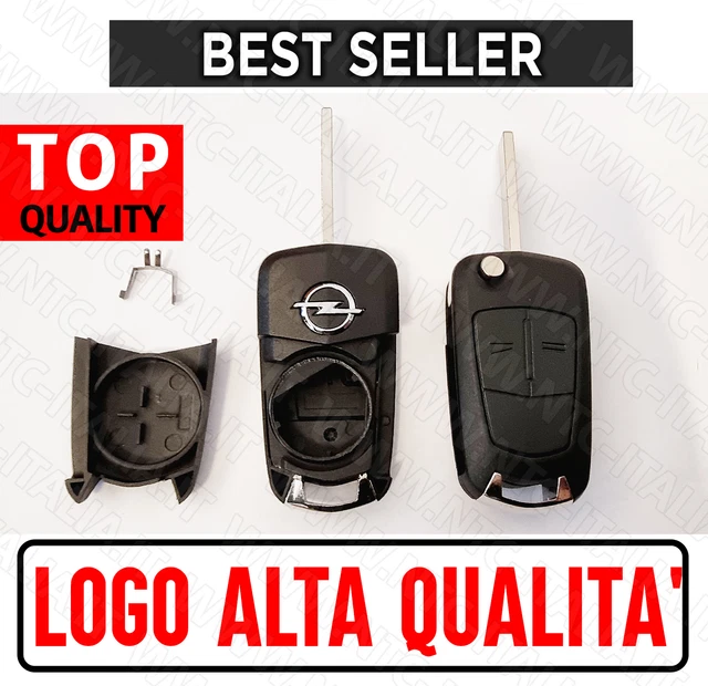 Guscio Chiave 2-Tasti Opel Corsa D Astra H Vectra Insignia Zafira Combo,Meriva