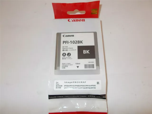 Original Canon 0895B001 PFI-102 PFI102BK Tintenpatrone schwarz IPF600