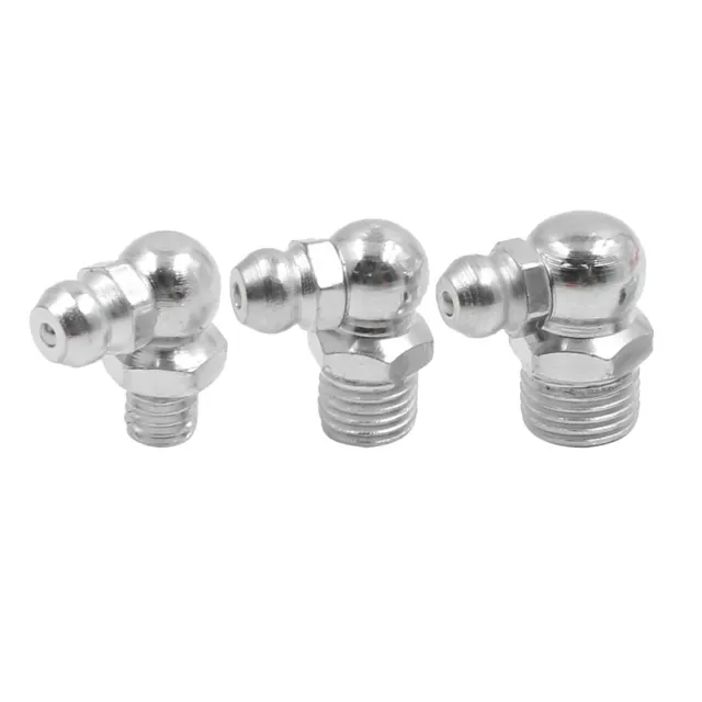 3 In 1 M6 M8 M10 Thread 90 Degree Angle Grease Nipple Fittings Kit for Car