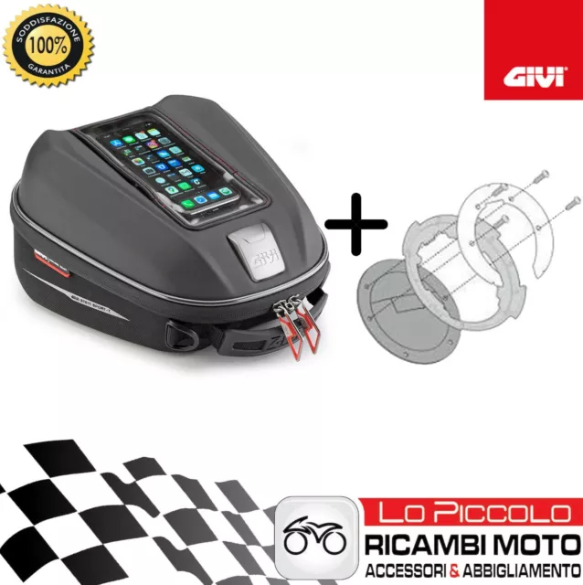 GIVI BORSA SERBATOIO TANKLOCK ST611+FLANGIA DUCATI Multistrada 950 2017 2018