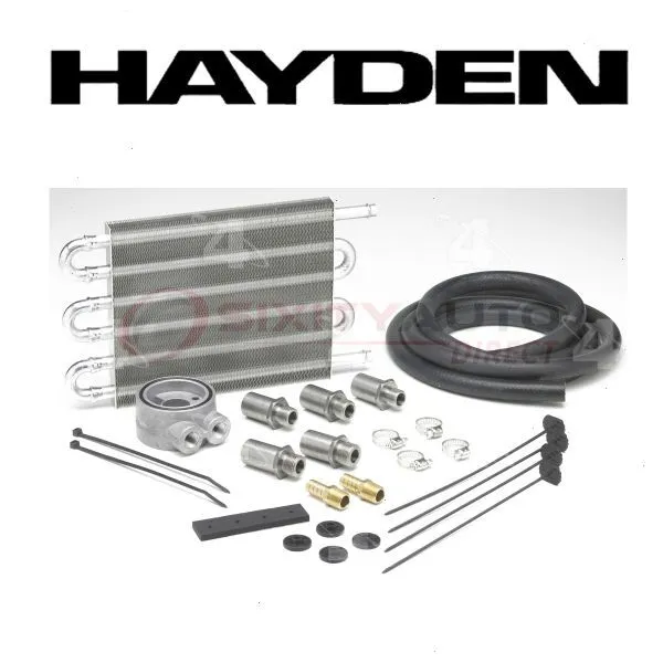 Hayden Engine Oil Cooler for 1999-2007 Volvo S80 - Belts Cooling Radiators bx