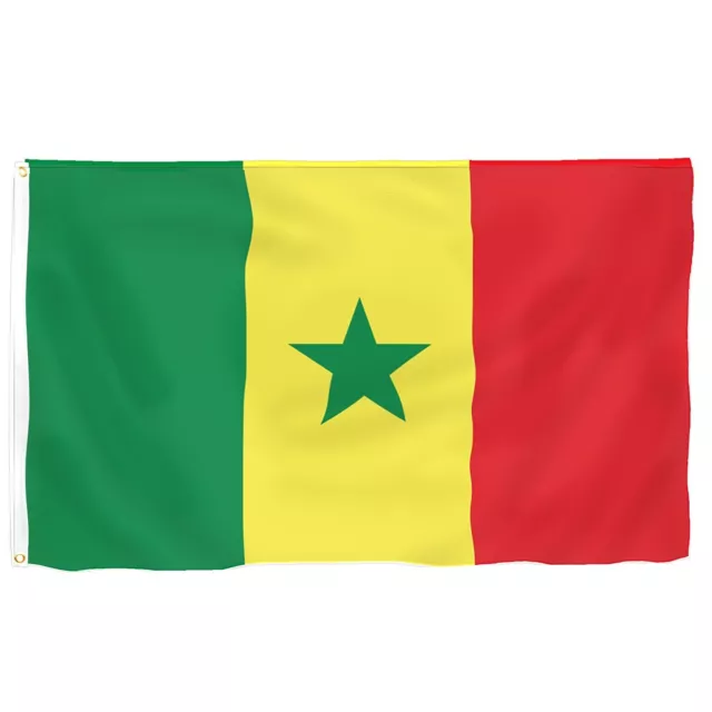 Senegal  Flagge / Fahne / Flaggen Fahnen Hissflagge  90 x150 cm mit 2 Ösen