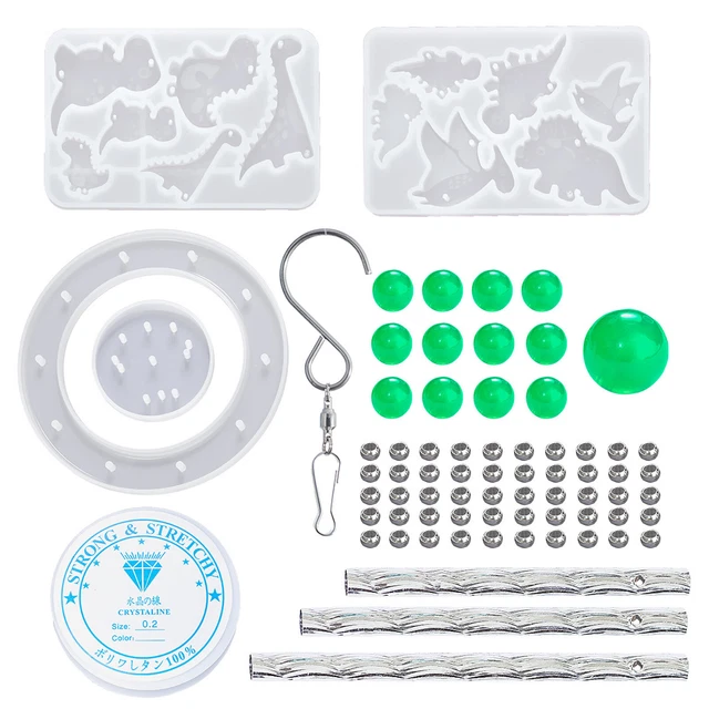 Epoxy Molds Wind Bell Mold with Craft Supplies for Home Garden Decor - 72 Pcs FS