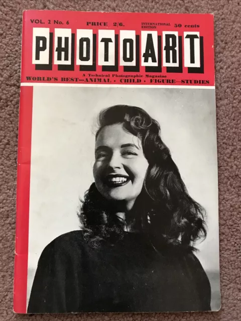 Photo Art Magazine Vol 2 No 6 1950’s VGC