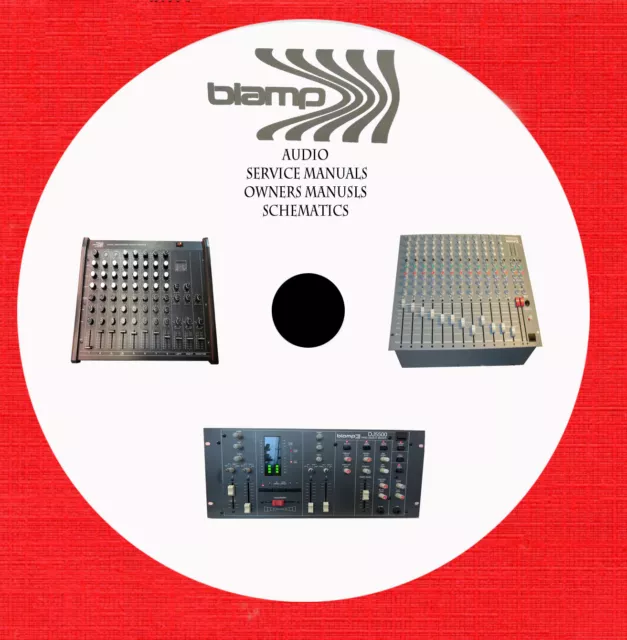 Biamp Audio Repair Service schematics owner manuals on 1 dvd in pdf format