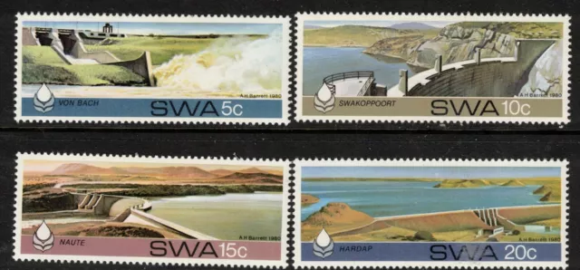 S.w.africa, 1980 Dams 4 Mnh