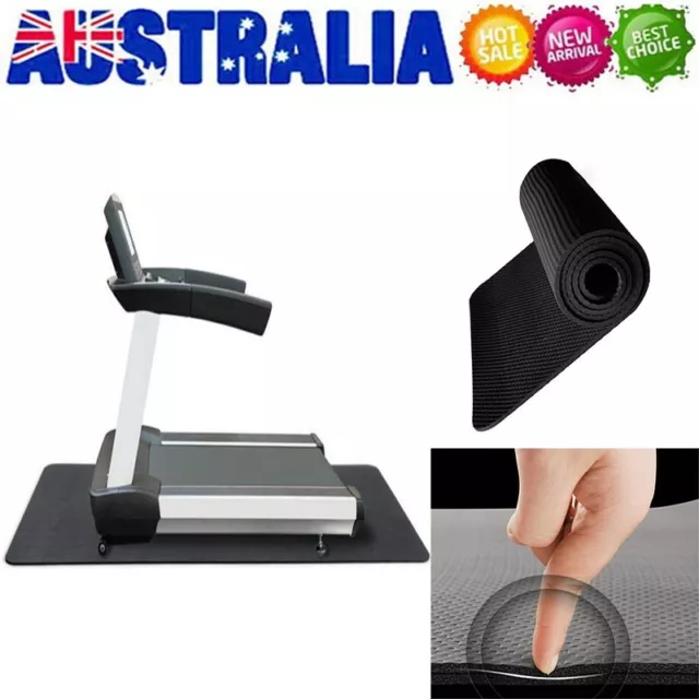 Treadmill Mat Shock-Absorbing Gym Pad Sound-proof Floor Protector for Exercise