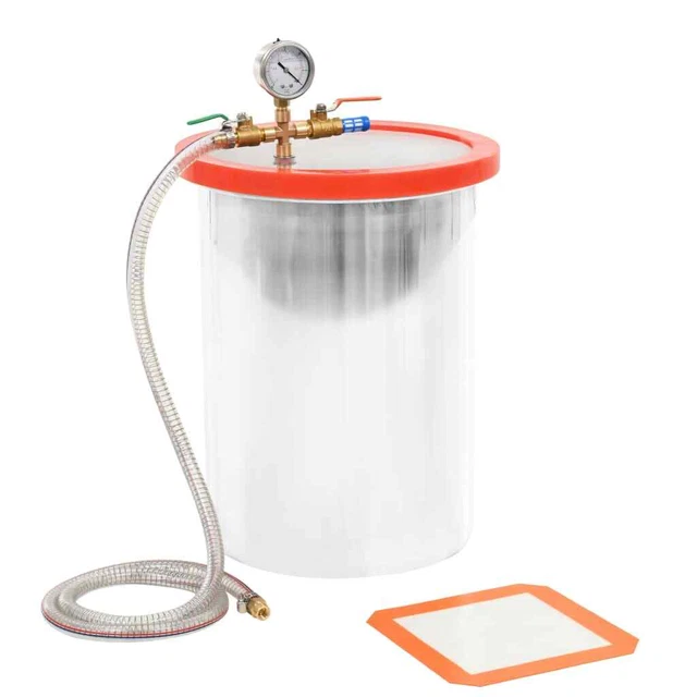 AX Camera A Vuoto 22,7L Pompa Vacuometro Olio Incapsulamento Resistente + 143868