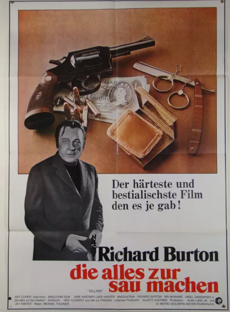 Die alles zur Sau machen RICHARD BURTON 1971 - Filmplakat DIN A1