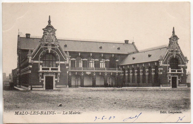 MALO LES BAINS - NORD - CPA 59 - la Mairie