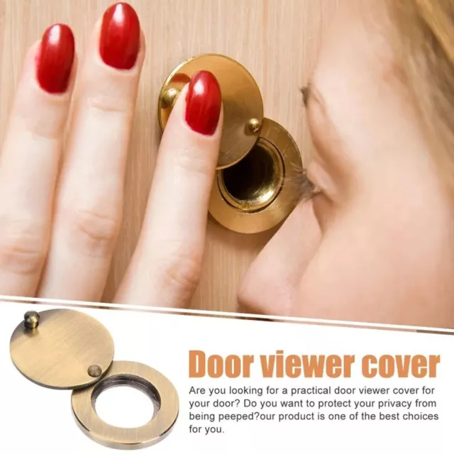 Metal Door Viewers Covers Fixed Door Protectorations  Door Viewers