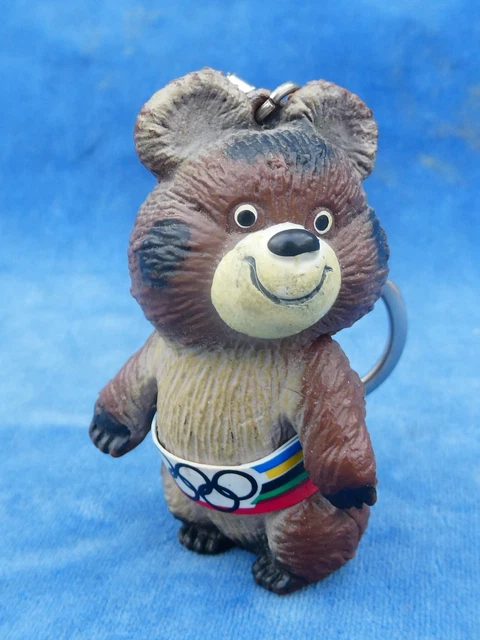 Porte-clés Mascotte Schuss - Jeux Olympiques Grenoble 1968 - Figurine Vintage